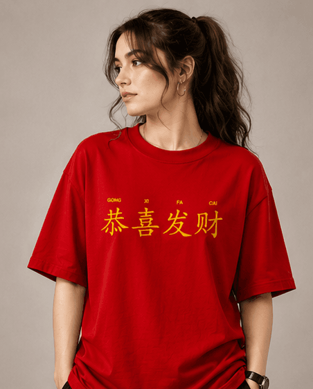WOMEN'S YEAR OF DRAGON HEAVYWEIGHT TEE