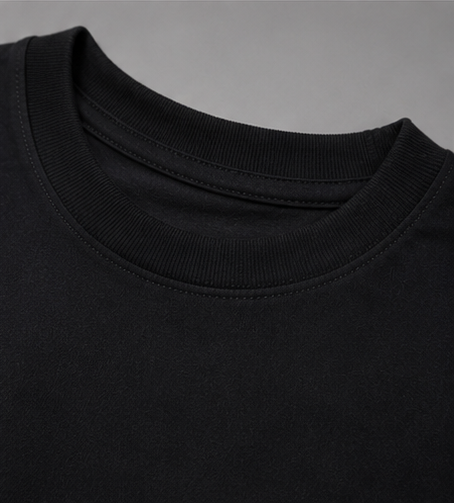 Christ Cross Heavyweight Tee Collar Detail
