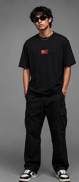 Christ Cross Heavyweight Tee Front View