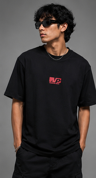 Christ Cross Heavyweight Tee Chest Logo