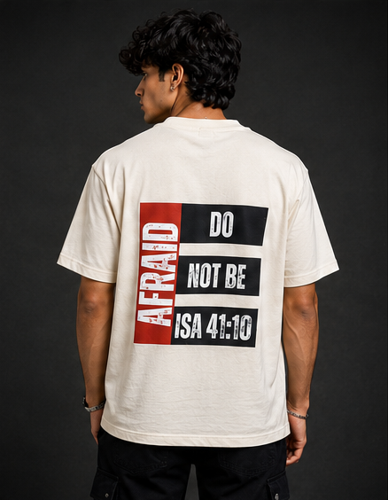 Do Not Be Afraid Heavyweight Tee Back View