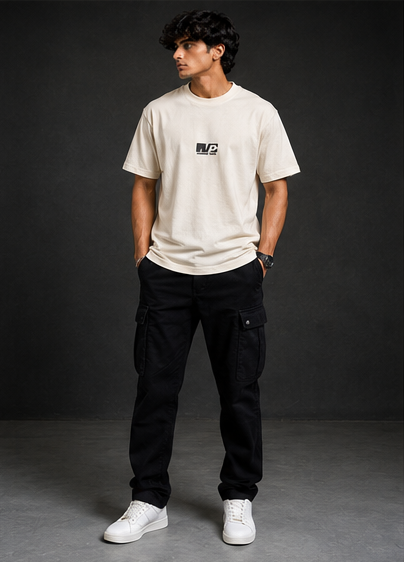 Do Not Be Afraid Heavyweight Tee Model View