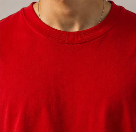 Year of Dragon Heavyweight Tee Collar Detail