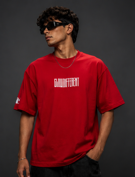 Glow Different Heavyweight Tee Front View