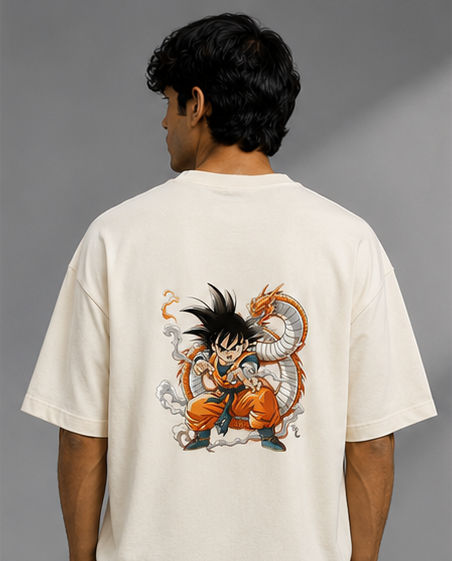 Goku Heavyweight Tee Back View