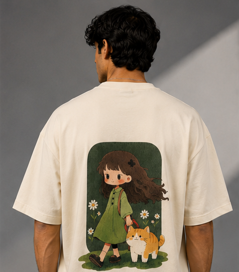 Happiness Heavyweight Tee Back View
