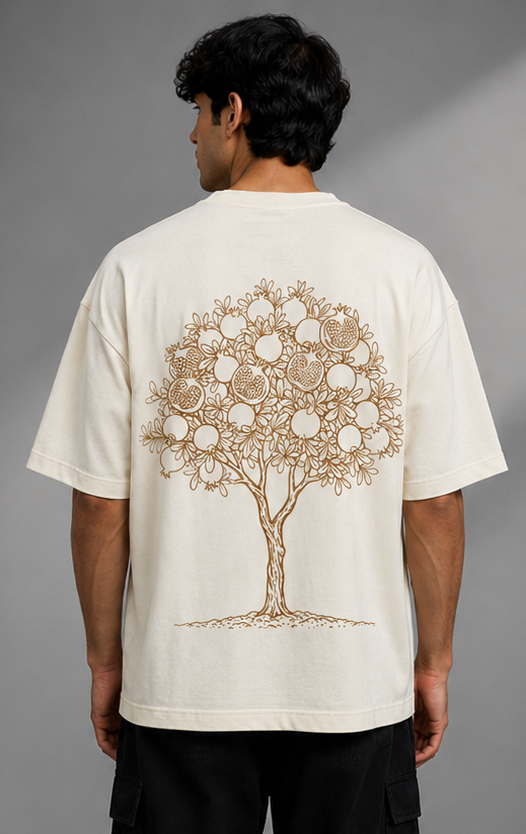Love Peace Patience Heavyweight Tee Back View
