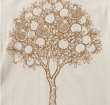 Love Peace Patience Heavyweight Tee Back Graphic Detail