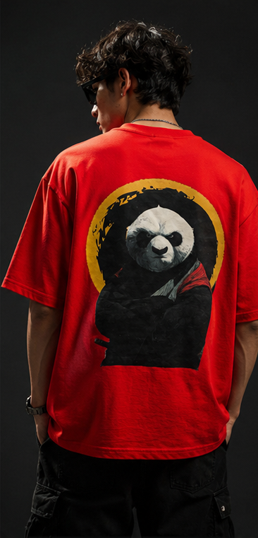 Kung Fu Panda Heavyweight Tee Back View