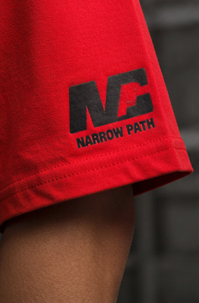 Kung Fu Panda Heavyweight Tee Sleeve Logo Detail