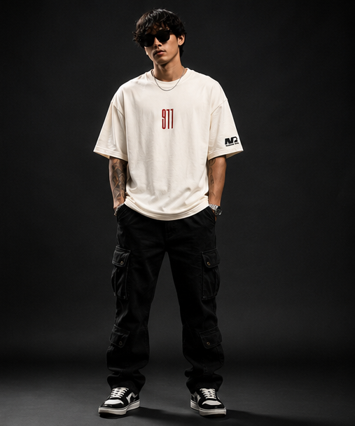 Porsche 911 Heavyweight Tee Model View