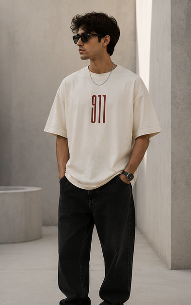Porsche 911 Heavyweight Tee Model View