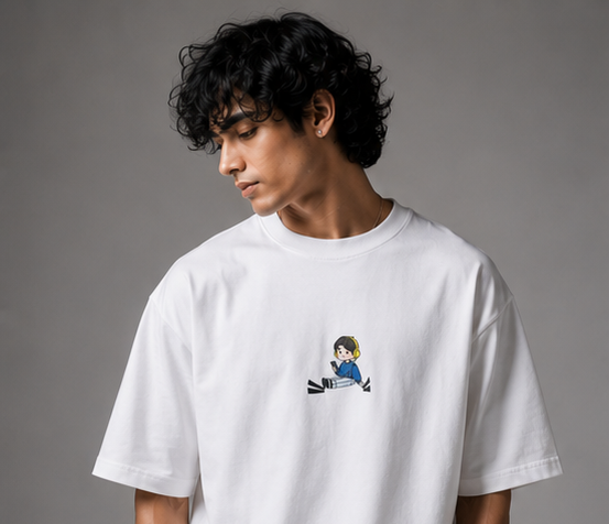Social Introvert Heavyweight Tee Front View