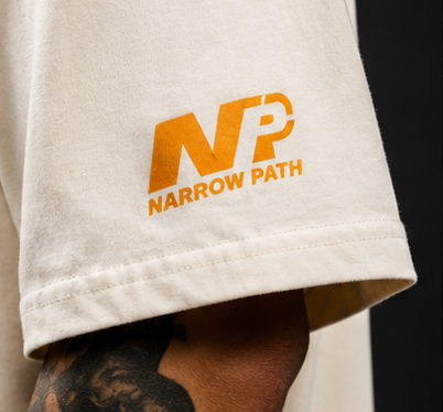 Sunflower Heavyweight Tee Sleeve Logo Detail